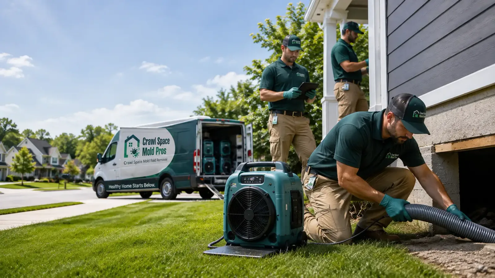 Crawl Space Mold Removal in Baldwinsville, NY